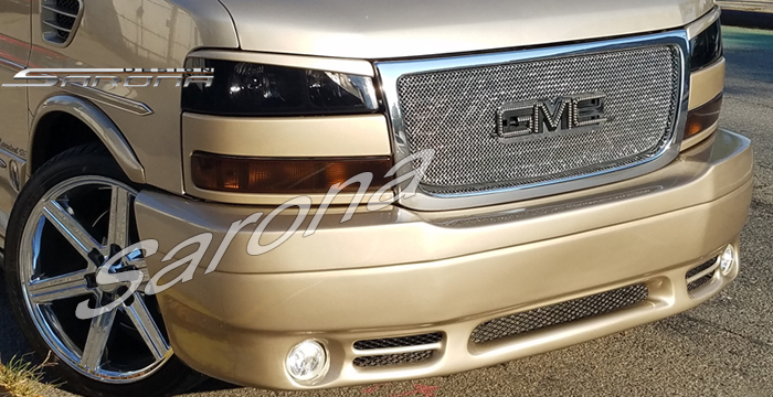Custom Chevy Express Van  Front Bumper (2003 - 2024) - $650.00 (Part #CH-014-FB)